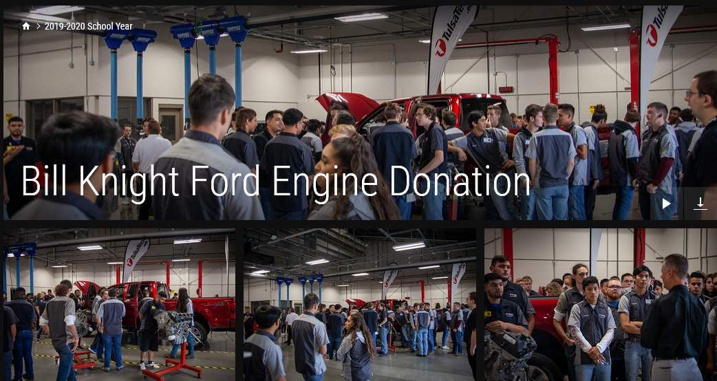 Auto Technology class at Tulsa Tech